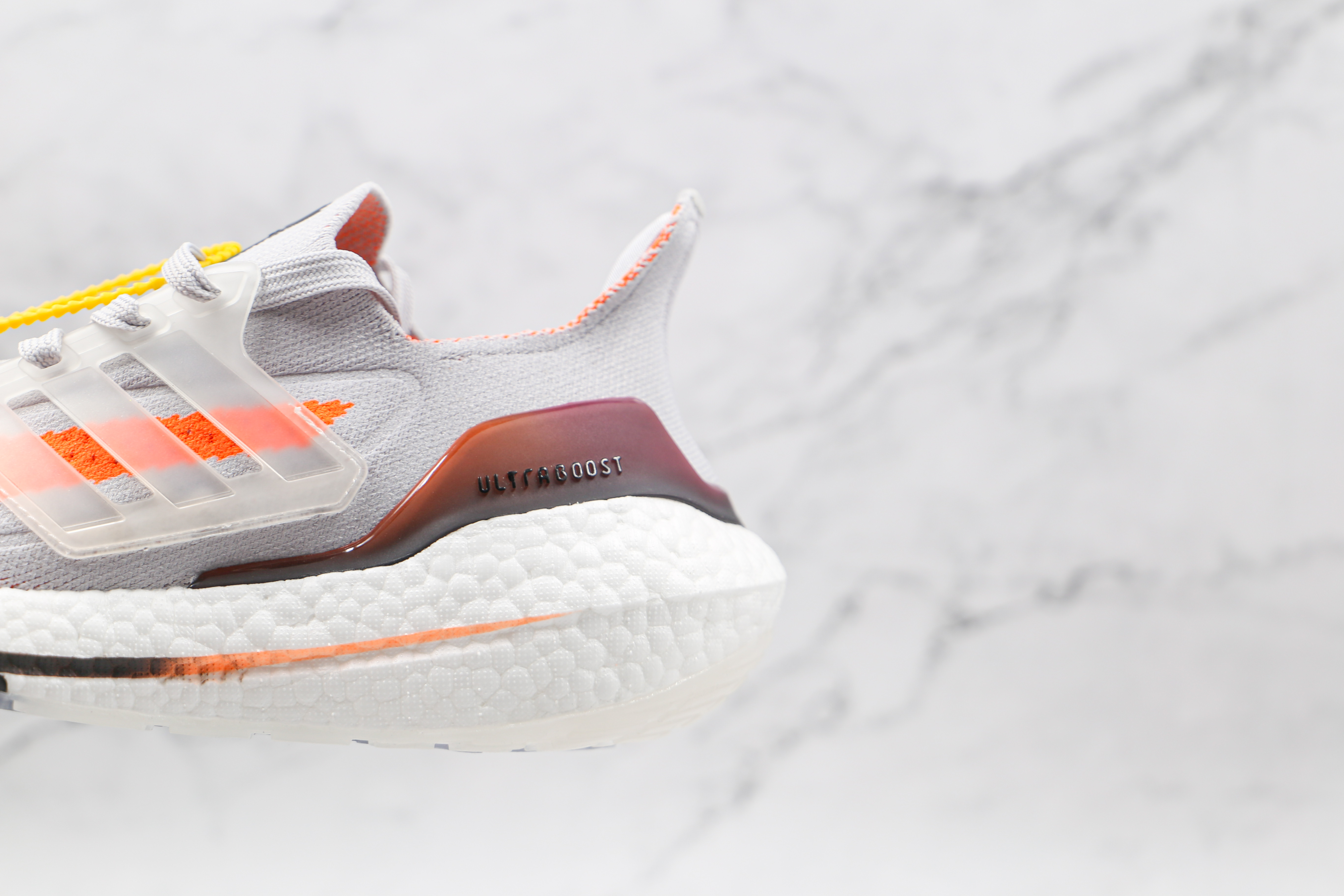 Adidas Ultra Boost 21 Dash Grey Screaming Orange