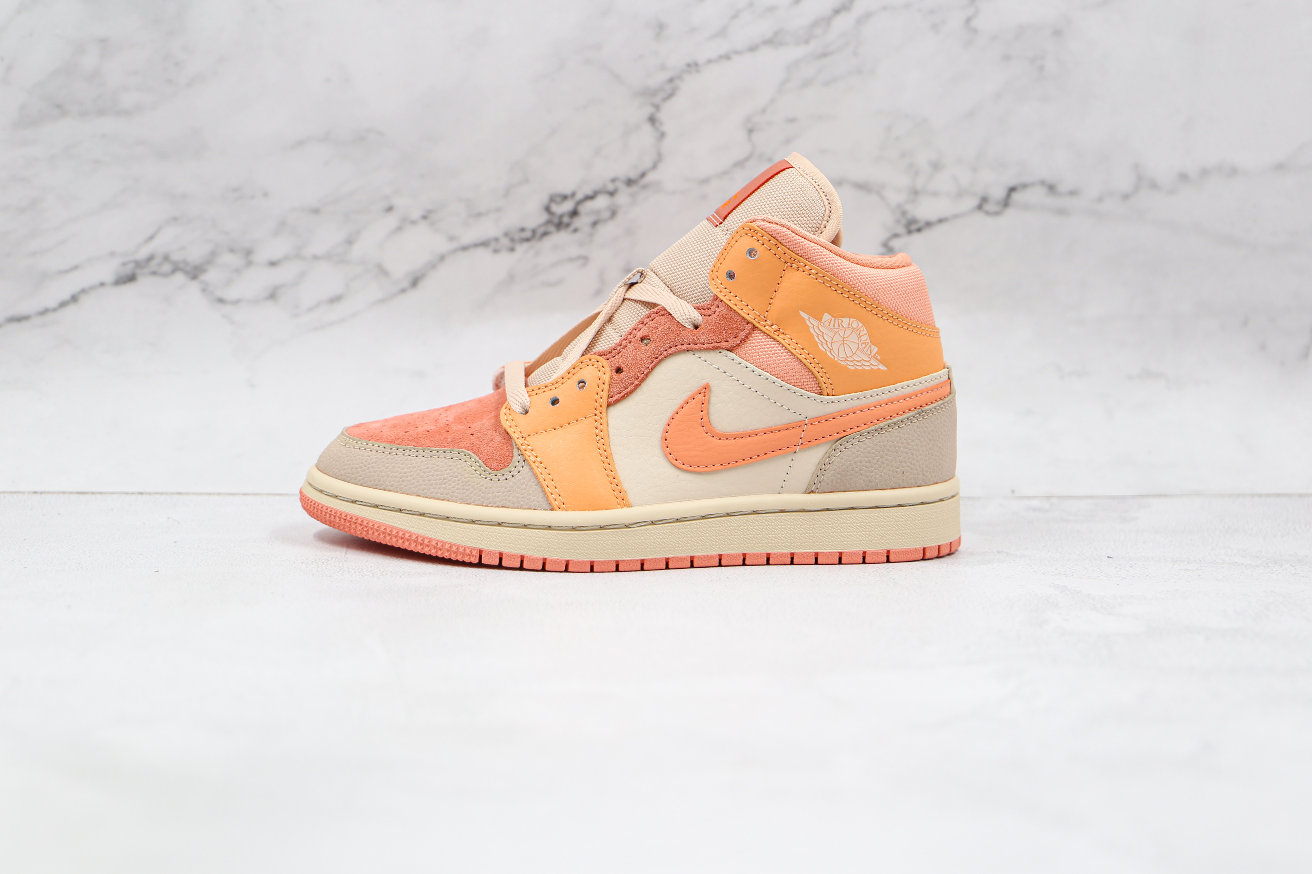 Air Jordan 1 Mid Apricot Orange