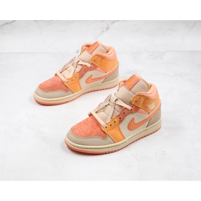 Air Jordan 1 Mid Apricot Orange 02