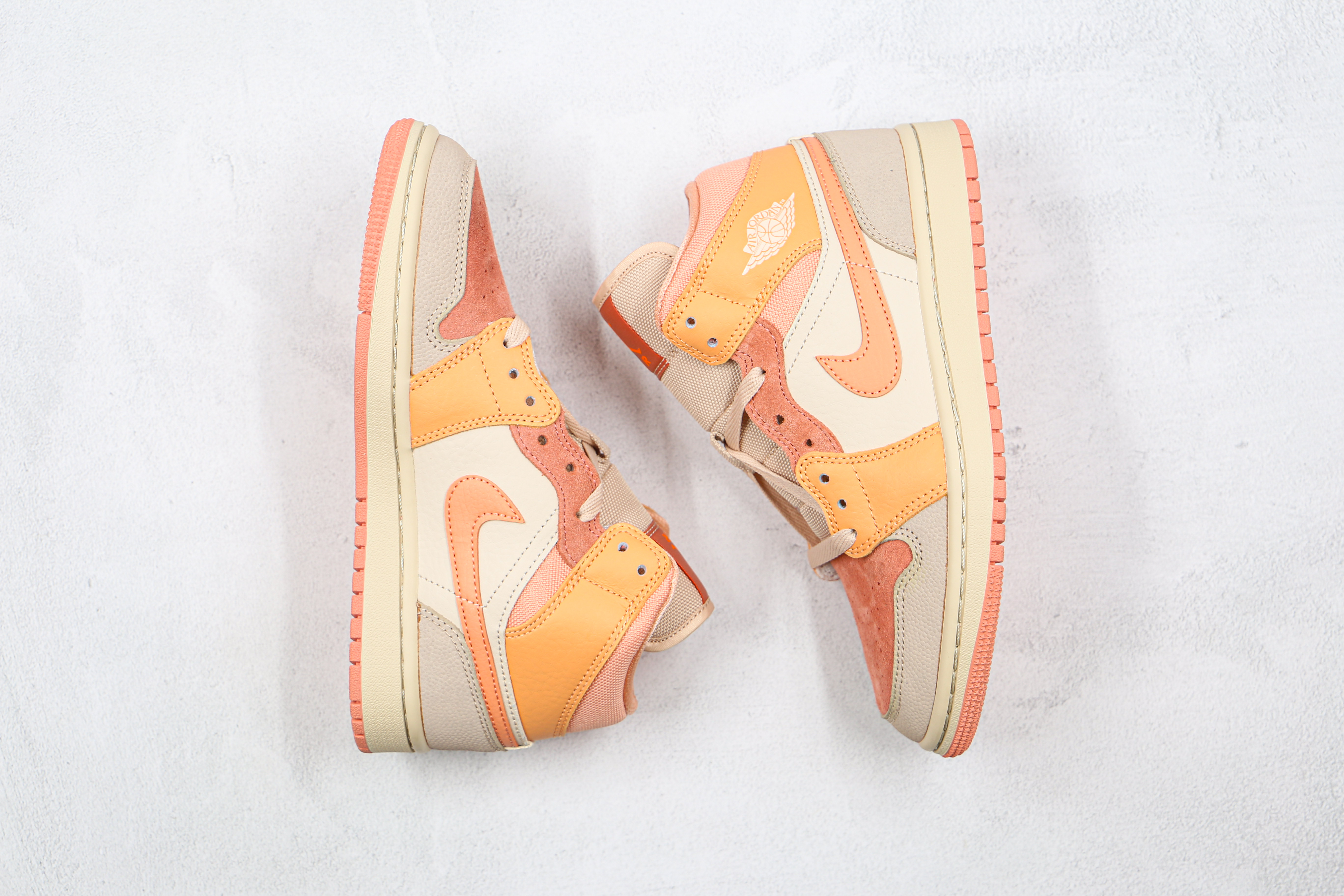 Air Jordan 1 Mid Apricot Orange