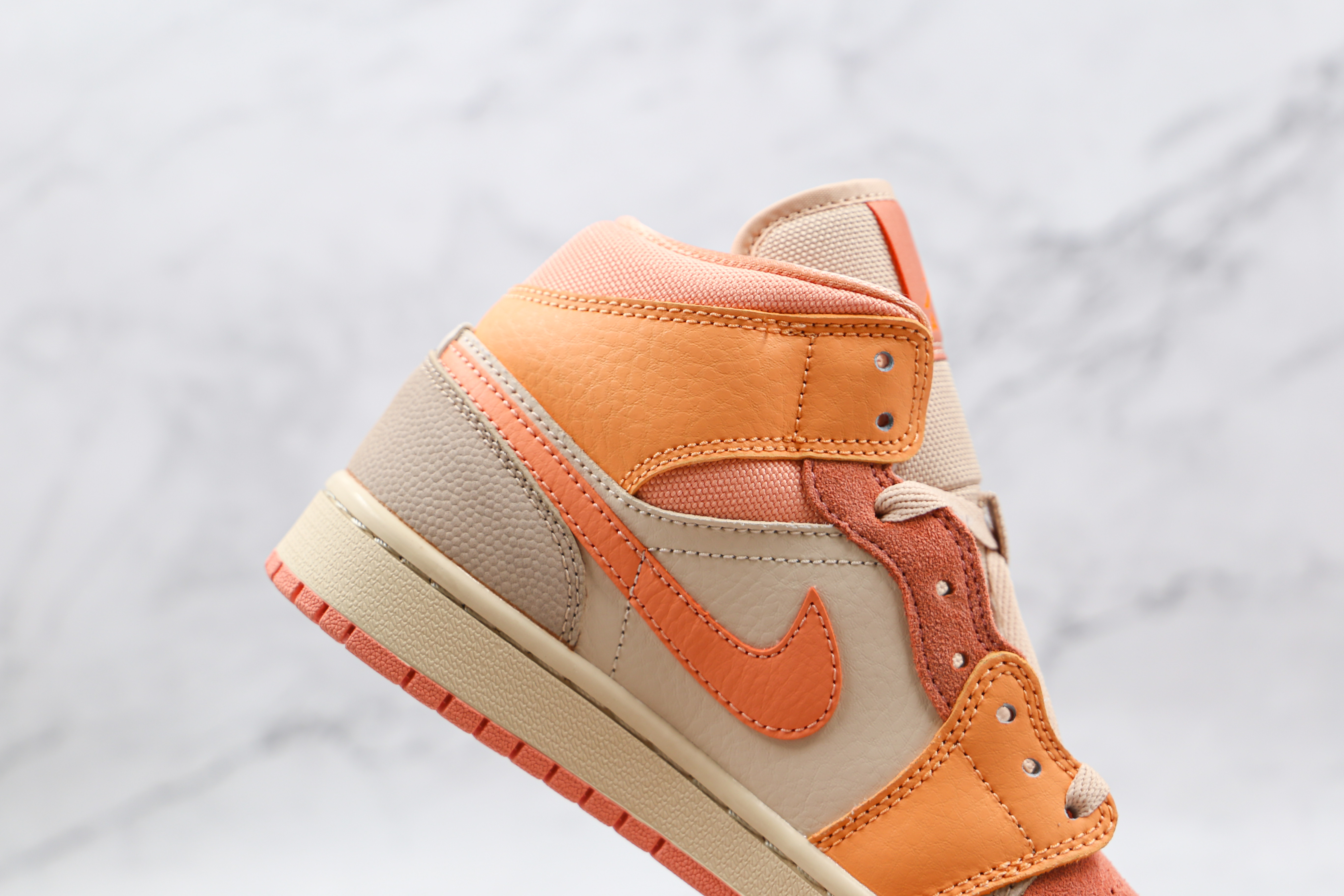 Air Jordan 1 Mid Apricot Orange