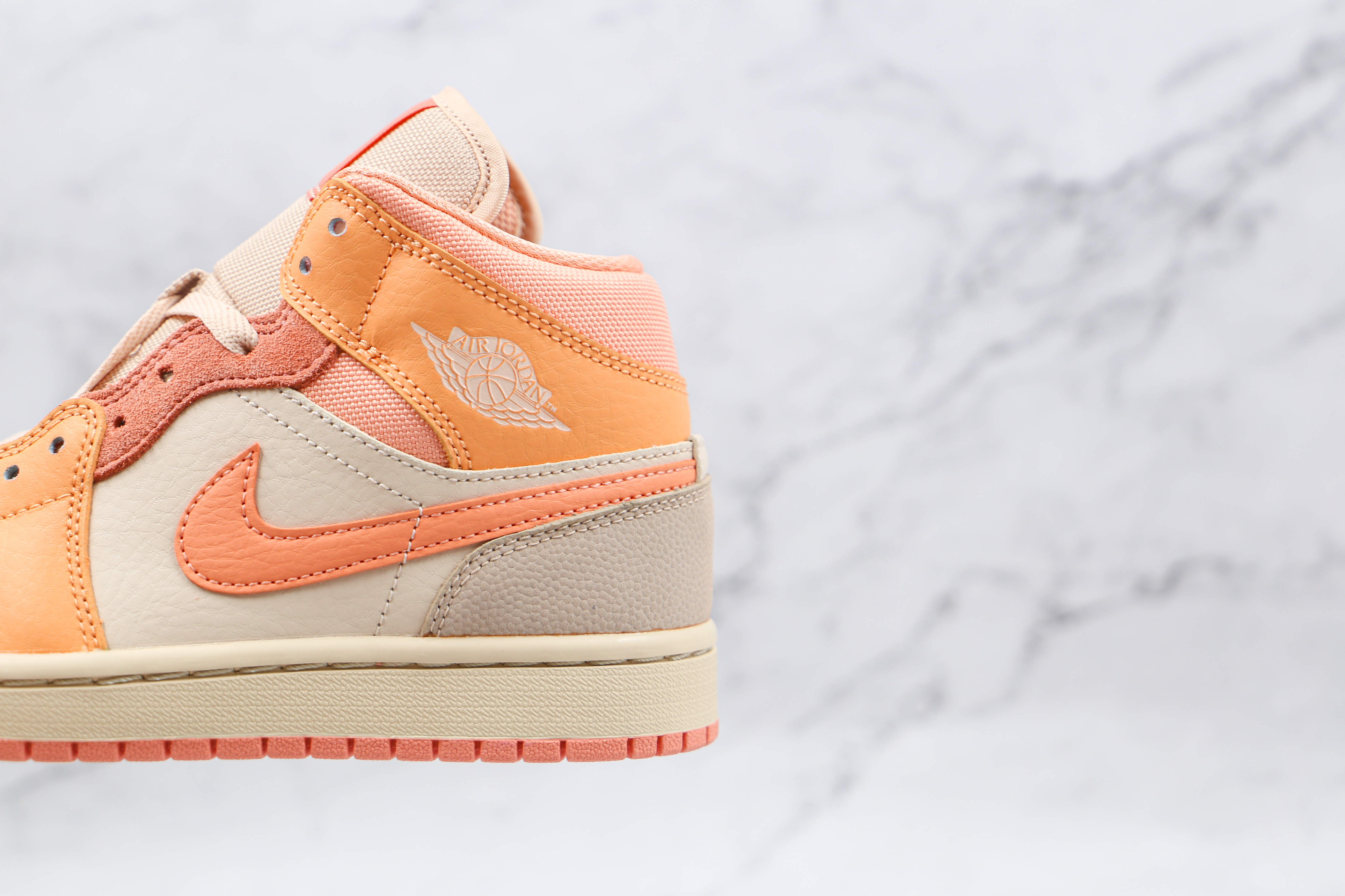 Air Jordan 1 Mid Apricot Orange