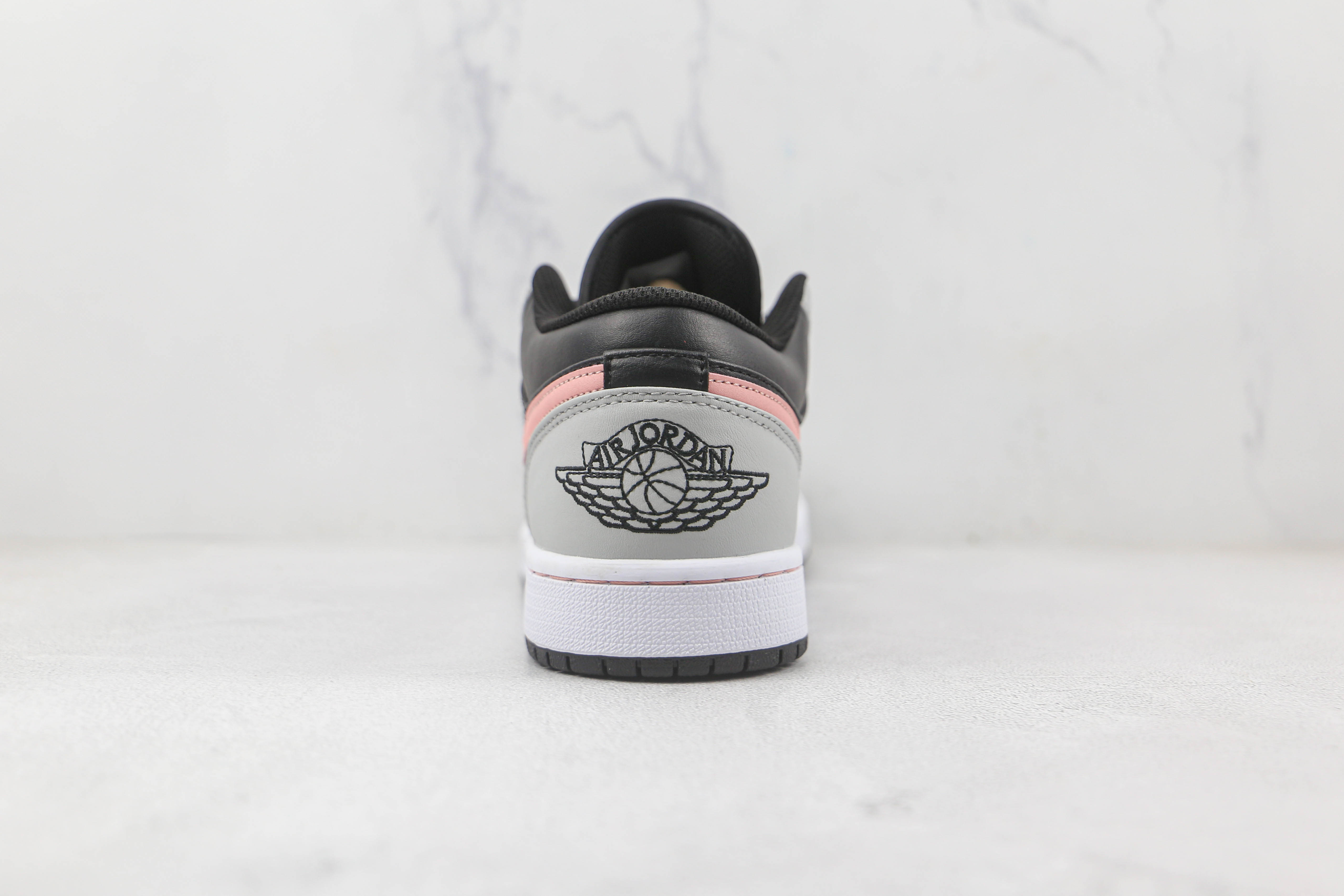 Air Jordan 1 Low White And Black Powder