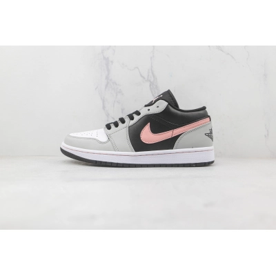 Air Jordan 1 Low White And Black Powder 01
