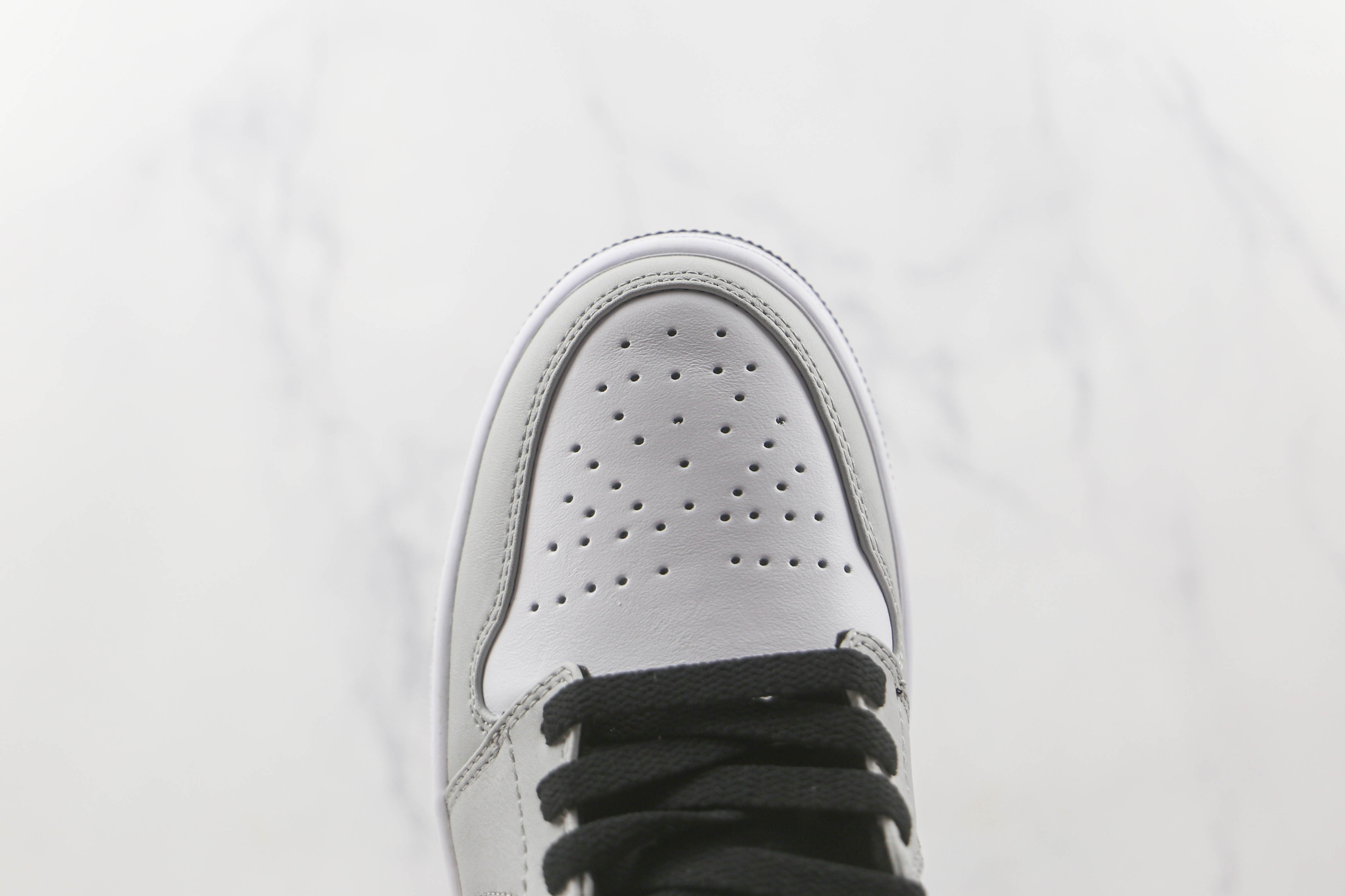 Air Jordan 1 Low White And Black Powder