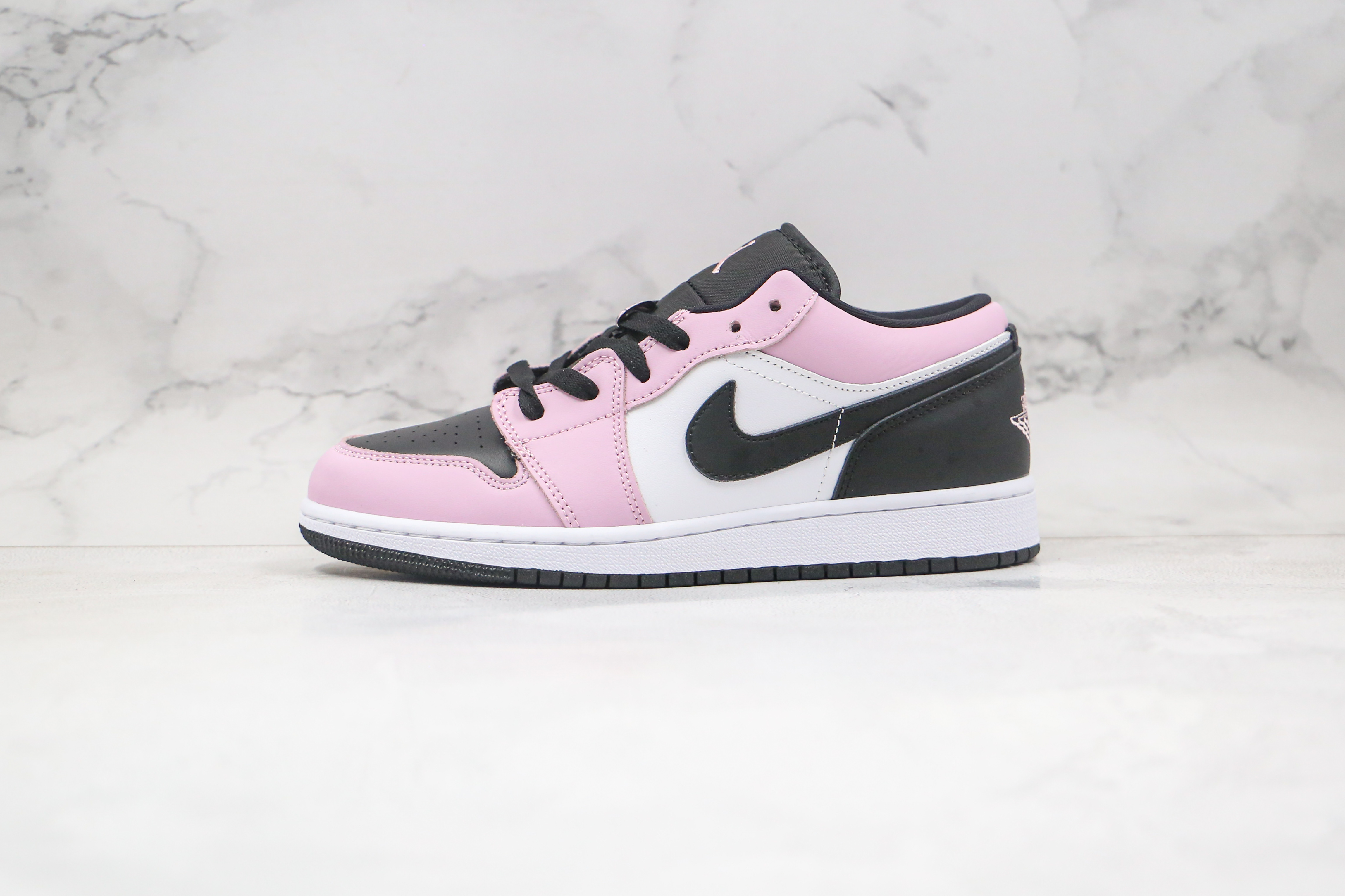 Air Jordan 1 Retro Low（GS）White Pink