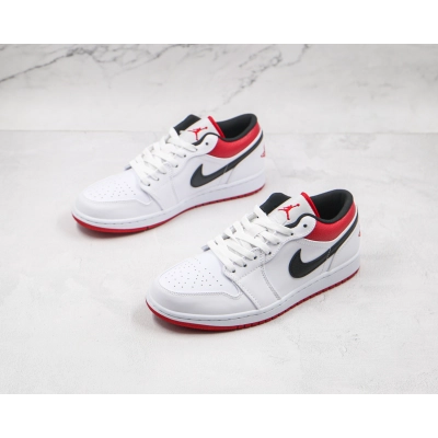 Air Jordan aj1 Low White Red Chicago 02