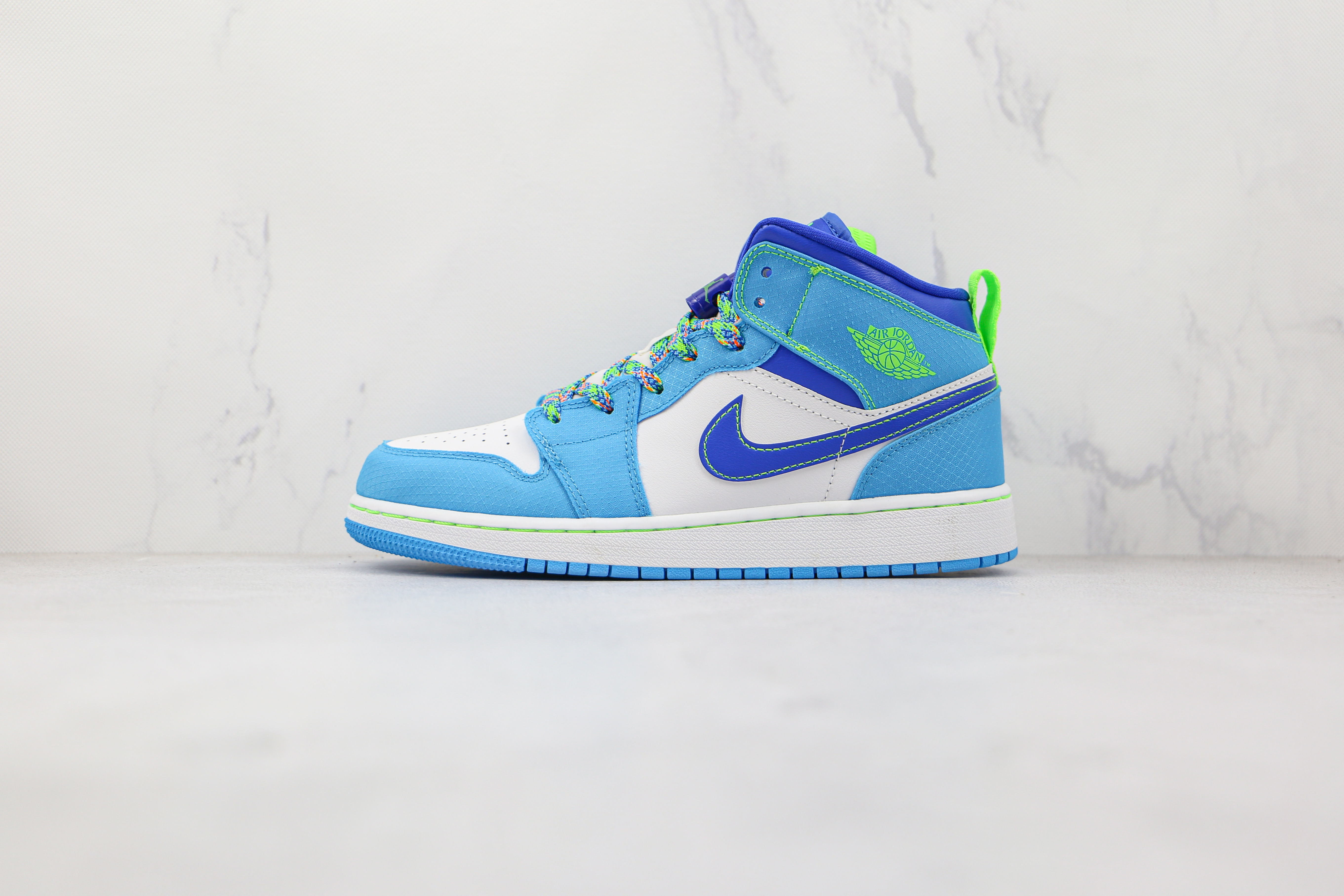 Air Jordan 1 Mid SE (GS) Sprite