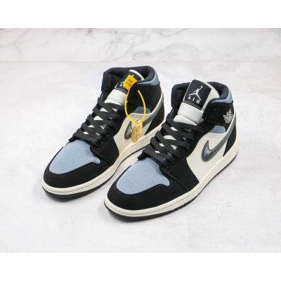 Air Jordan 1 Mid Satin Grey 02