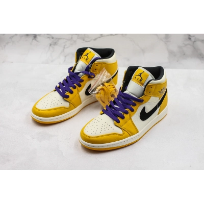 Air Jordan 1 Mid SE Lakers 02