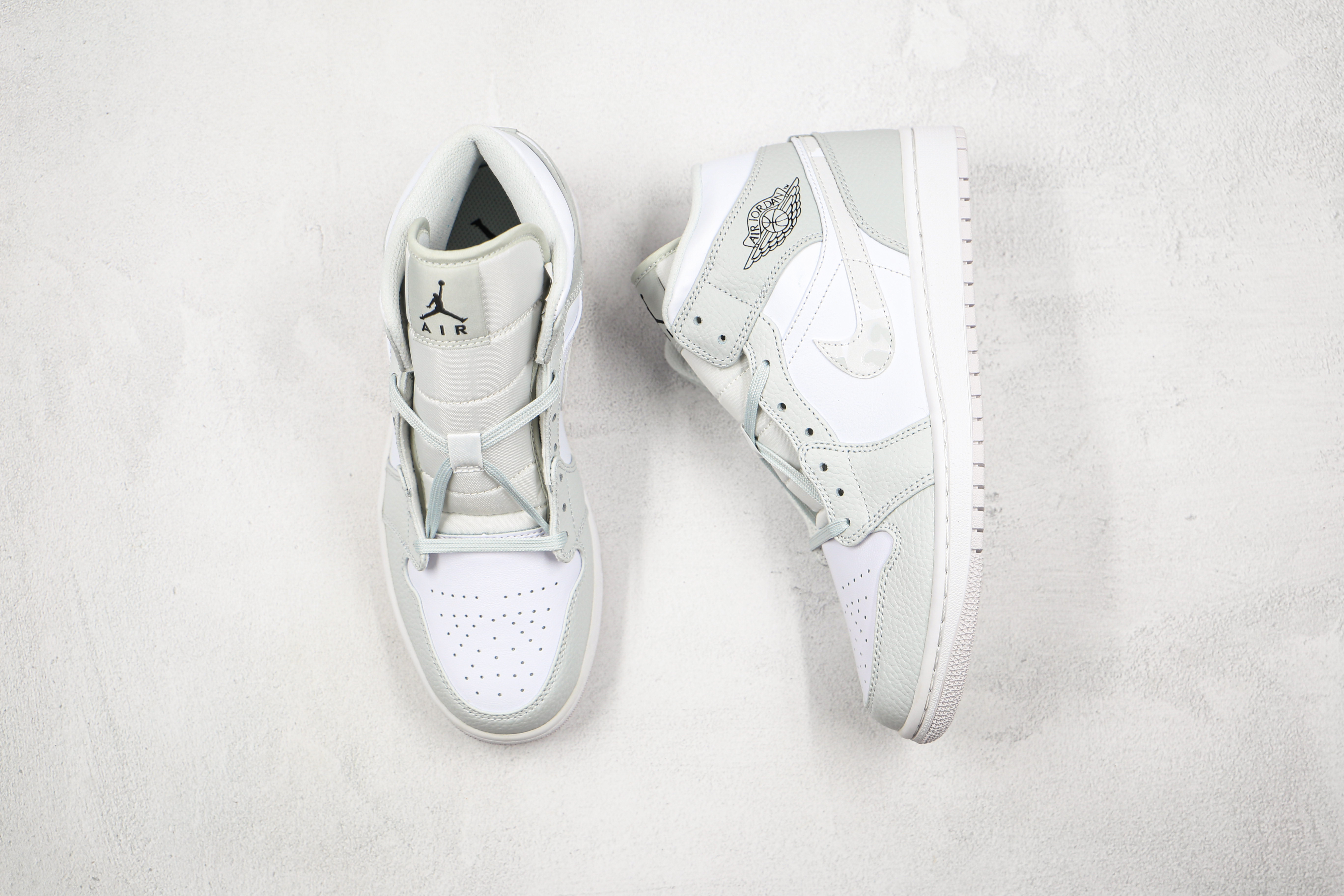 Air Jordan 1 Mid Grey Camo