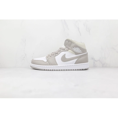 Air Jordan 1 Mid Grey Fog 01