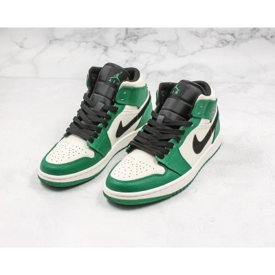 Air Jordan 1 Mid Pine Green 02