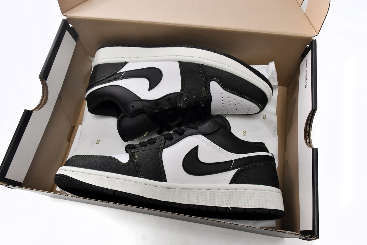 Air Jordan 1 Low SE GS Wear Away - Electric Green