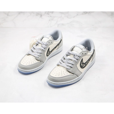 Dior x Air Jordan 1 Low Wolf Grey 02