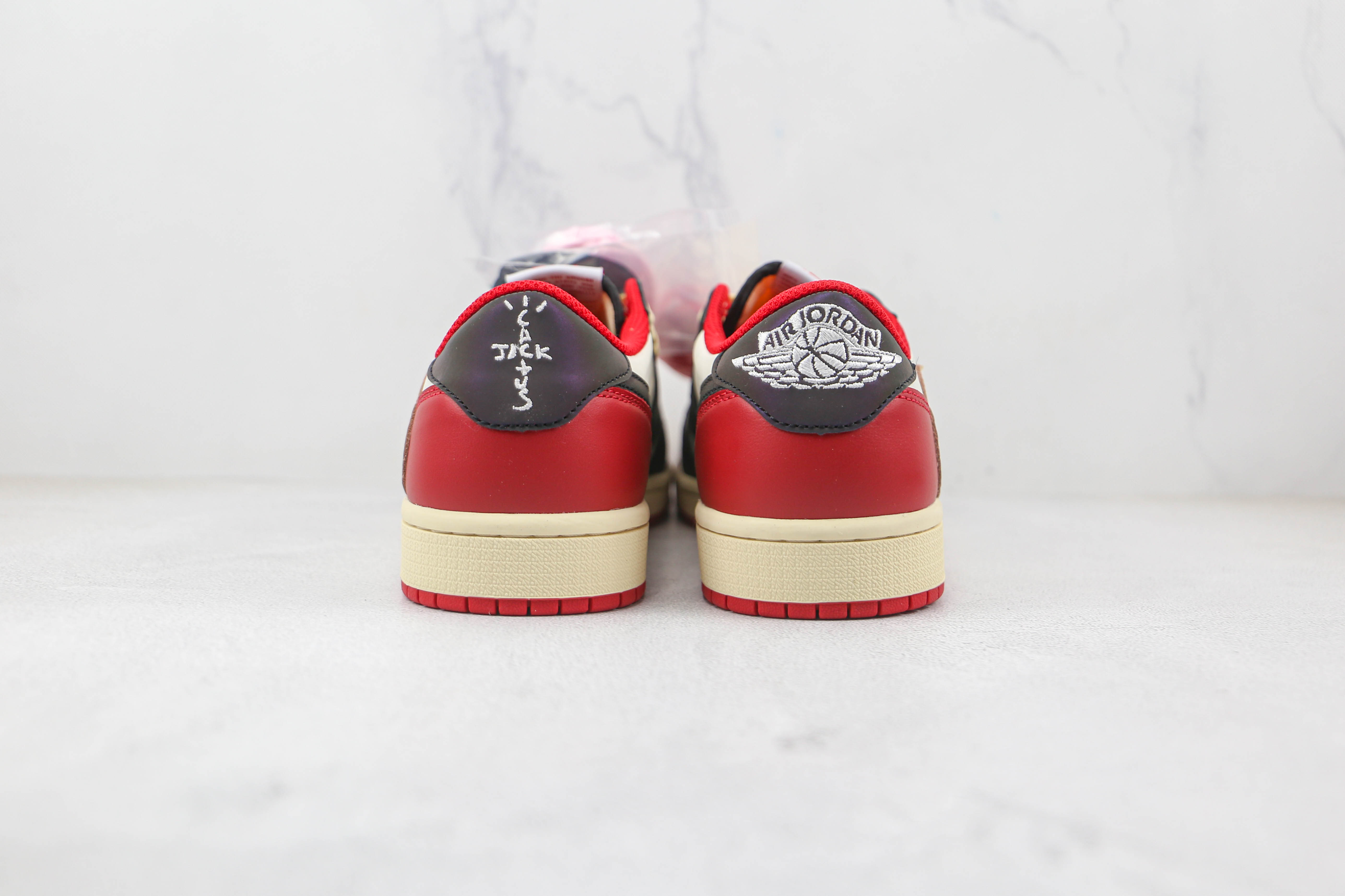 Travis Scott x Air Jordan 1 Low Black Red