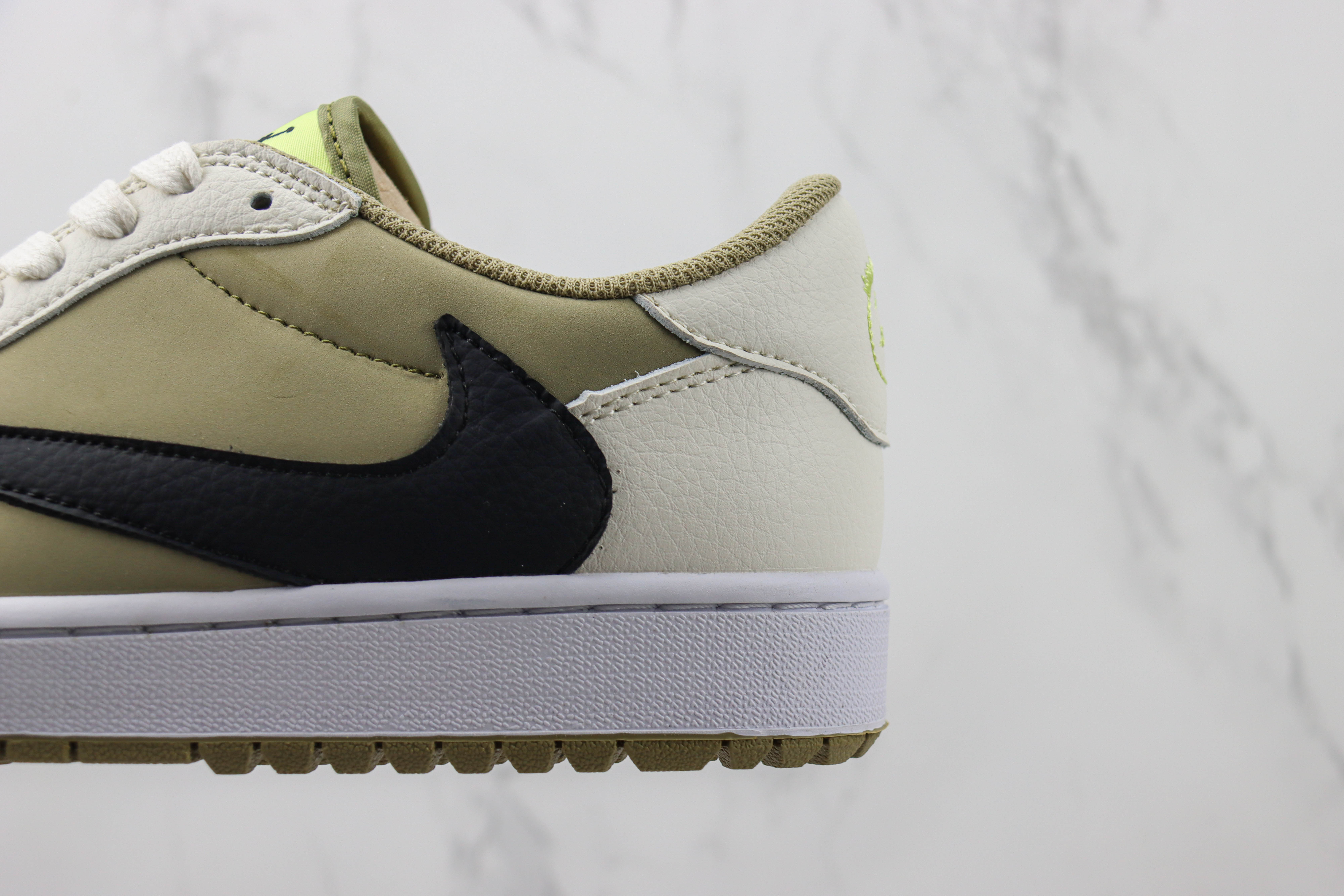 Travis Scott x Air Jordan 1 Low Golf “Olive”