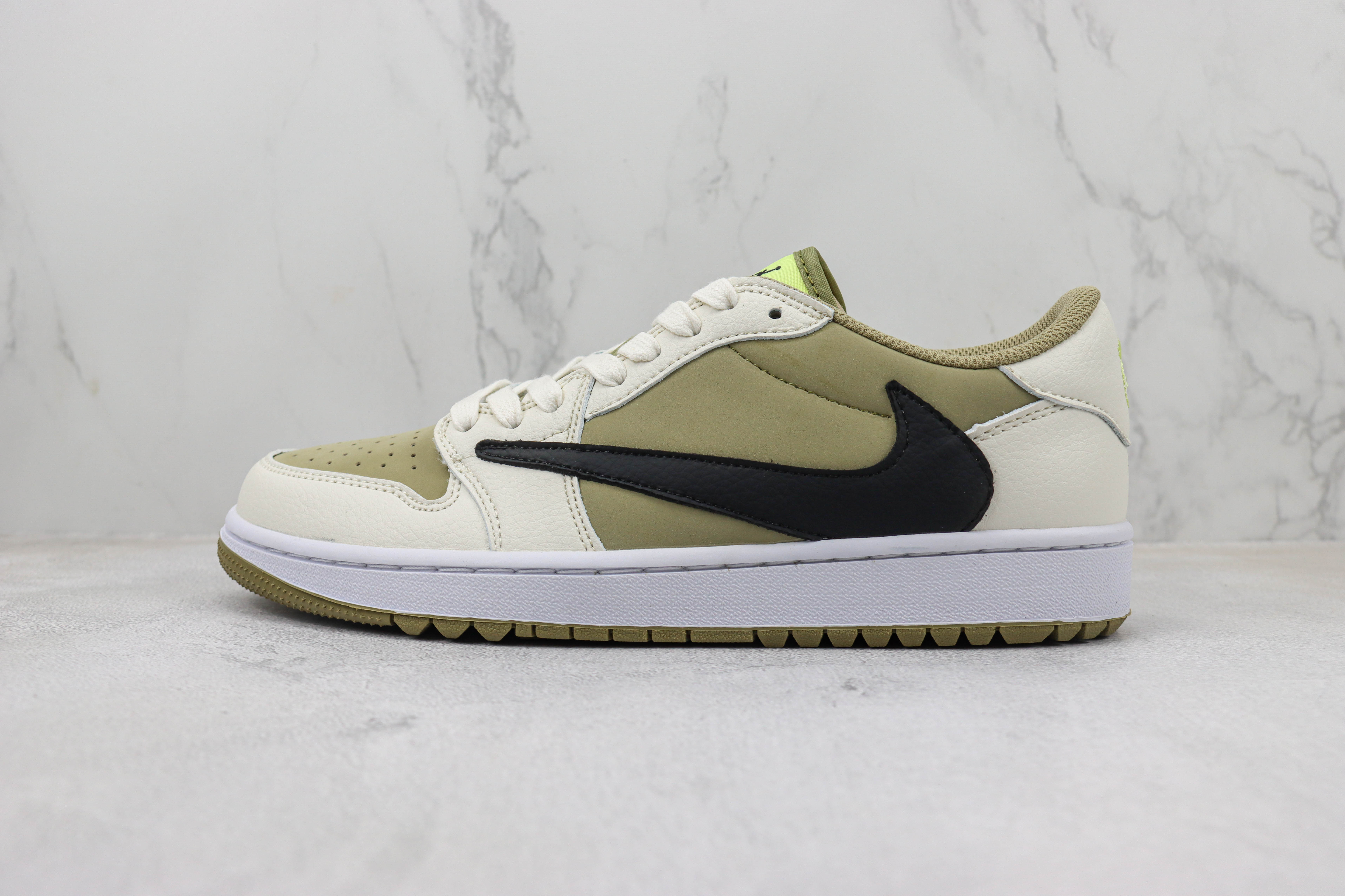 Travis Scott x Air Jordan 1 Low Golf “Olive”