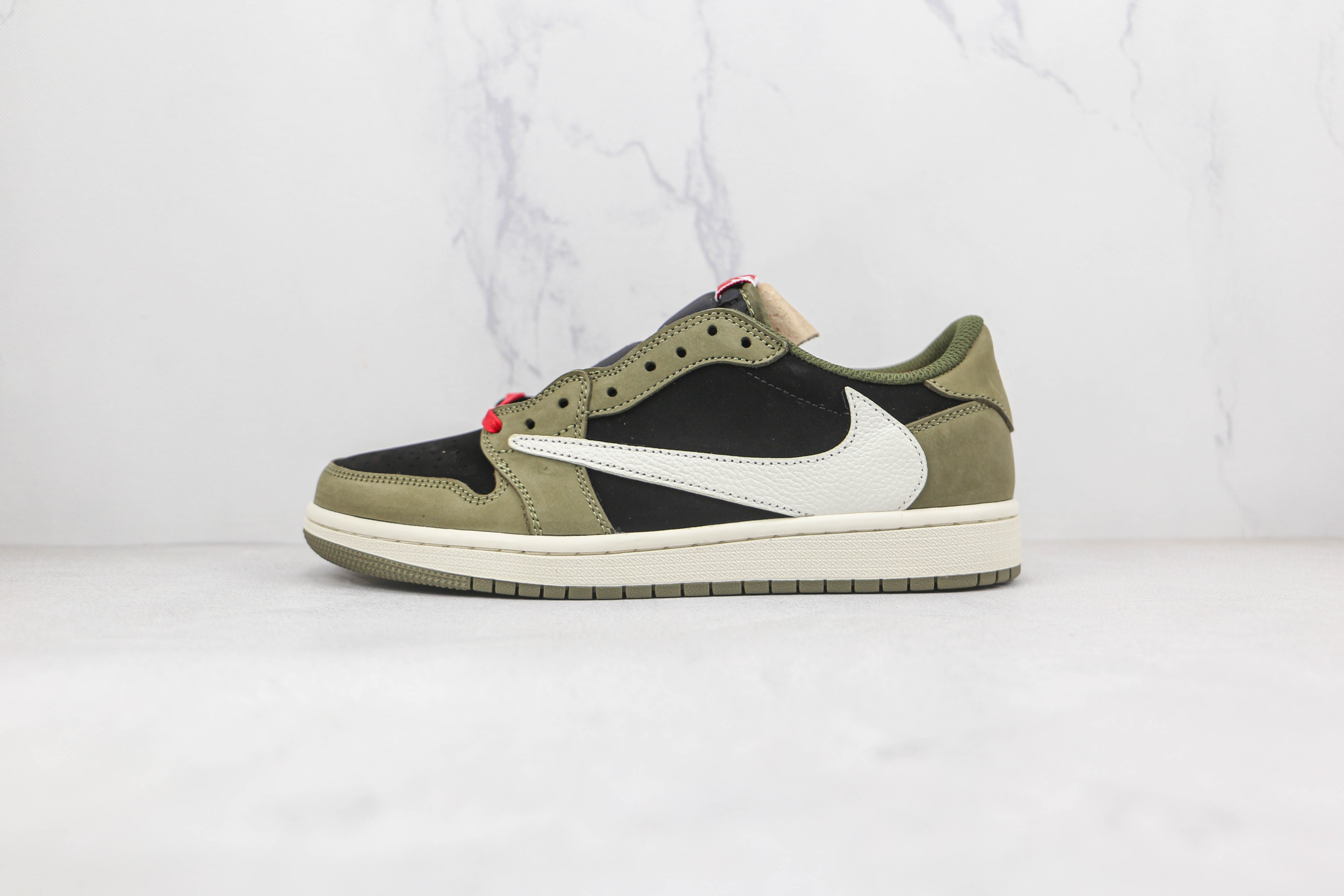 Travis Scott x Air Jordan 1 Low Green Barb