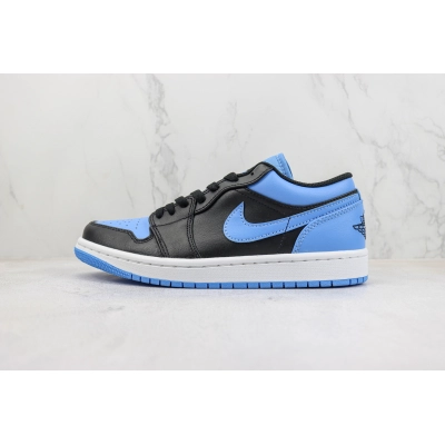 Travis Scott x Air Jordan 1 Low New Black Blue 01
