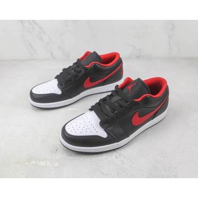 Travis Scott x Air Jordan 1 Low New Black Red 02