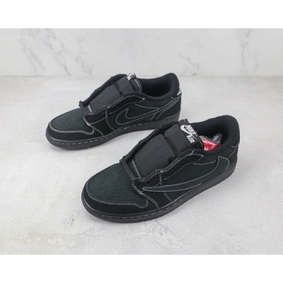 Travis Scott x Air Jordan 1 Low OG SP Black Phantom 02