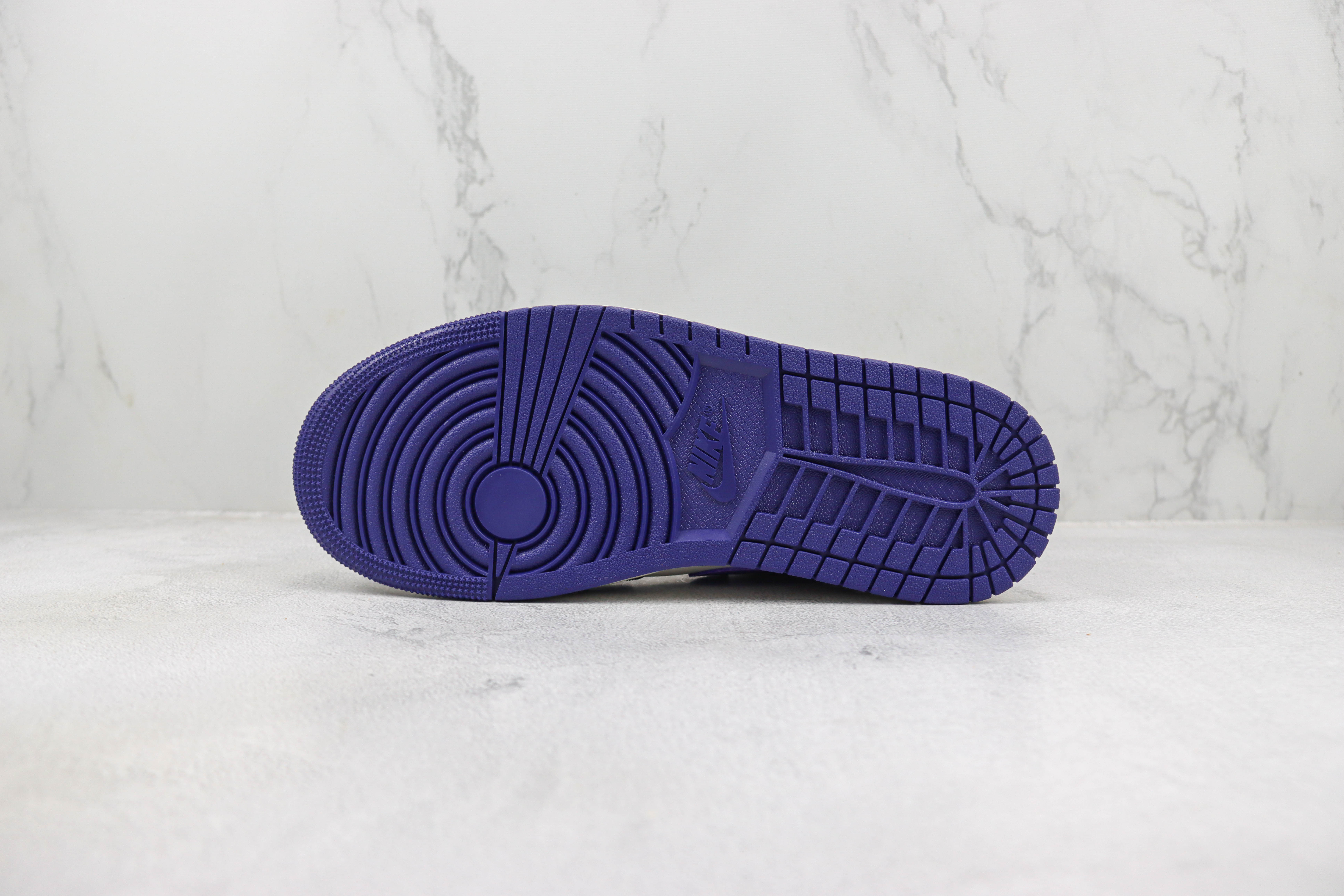 Travis Scott x Air Jordan 1 Low Sail White Purple