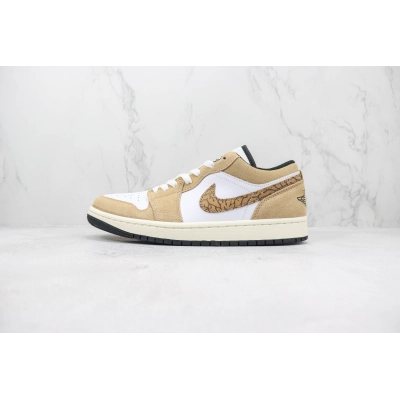 Travis Scott x Air Jordan 1 Low White Brown 01