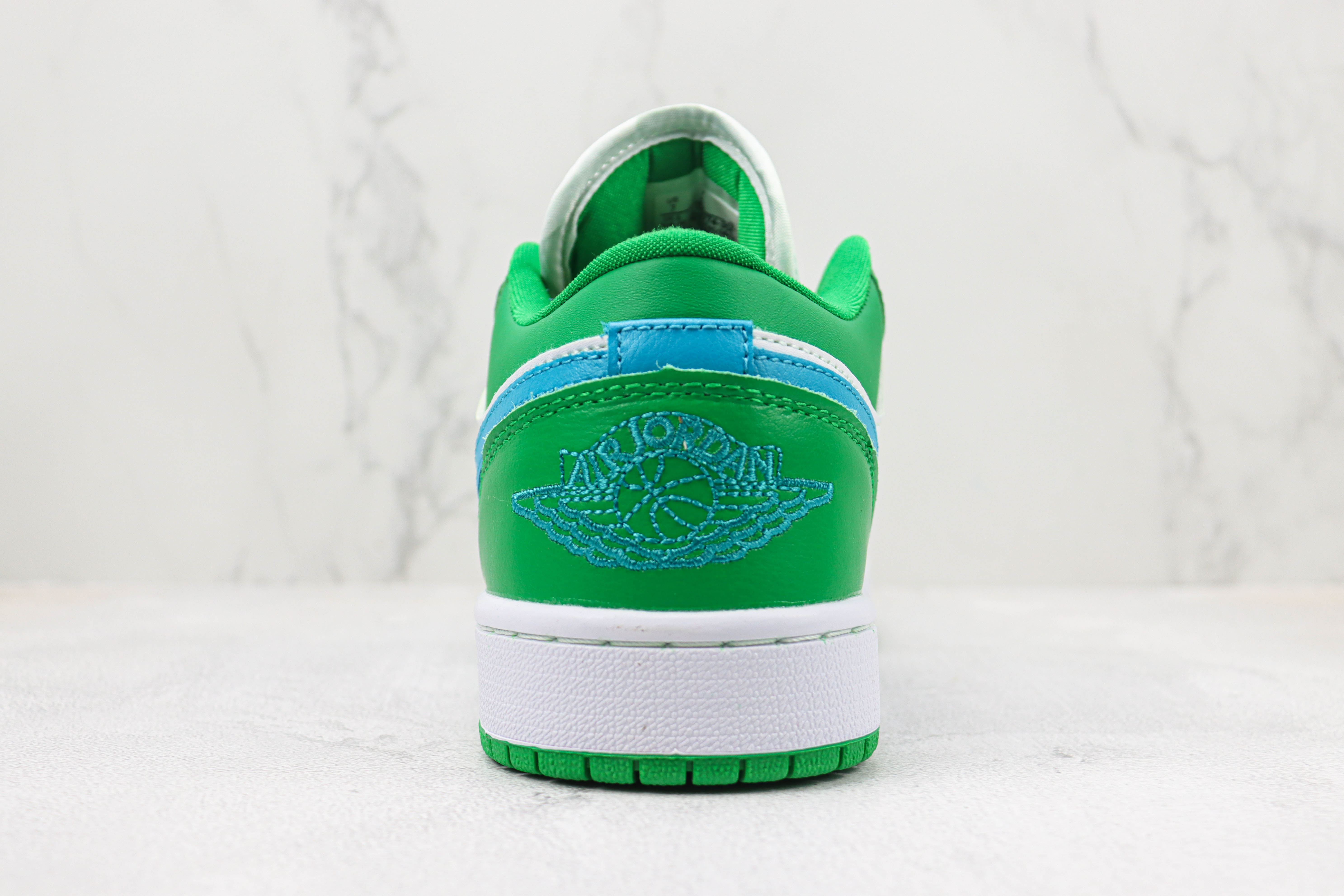 Travis Scott x Air Jordan 1 Low White Green Blue