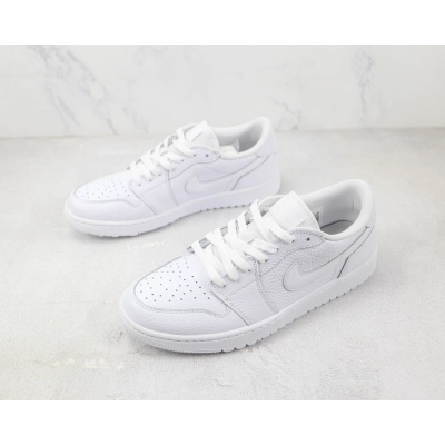 Air Jordan 1 Low Golf Triple White 02