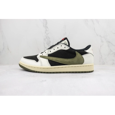 Travis Scott x Air Jordan 1 Low OG Olive 01