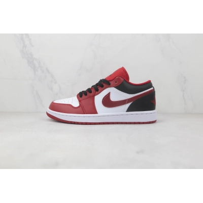 Air Jordan 1 Low Red, white And Black 01