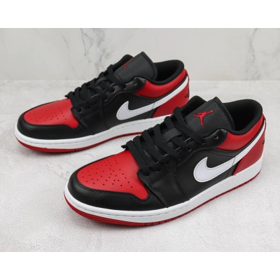 Air Jordan 1 Low Retro Black Red 02