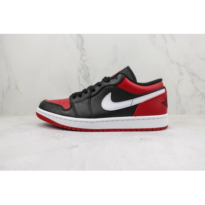 Air Jordan 1 Low Retro Black Red 01