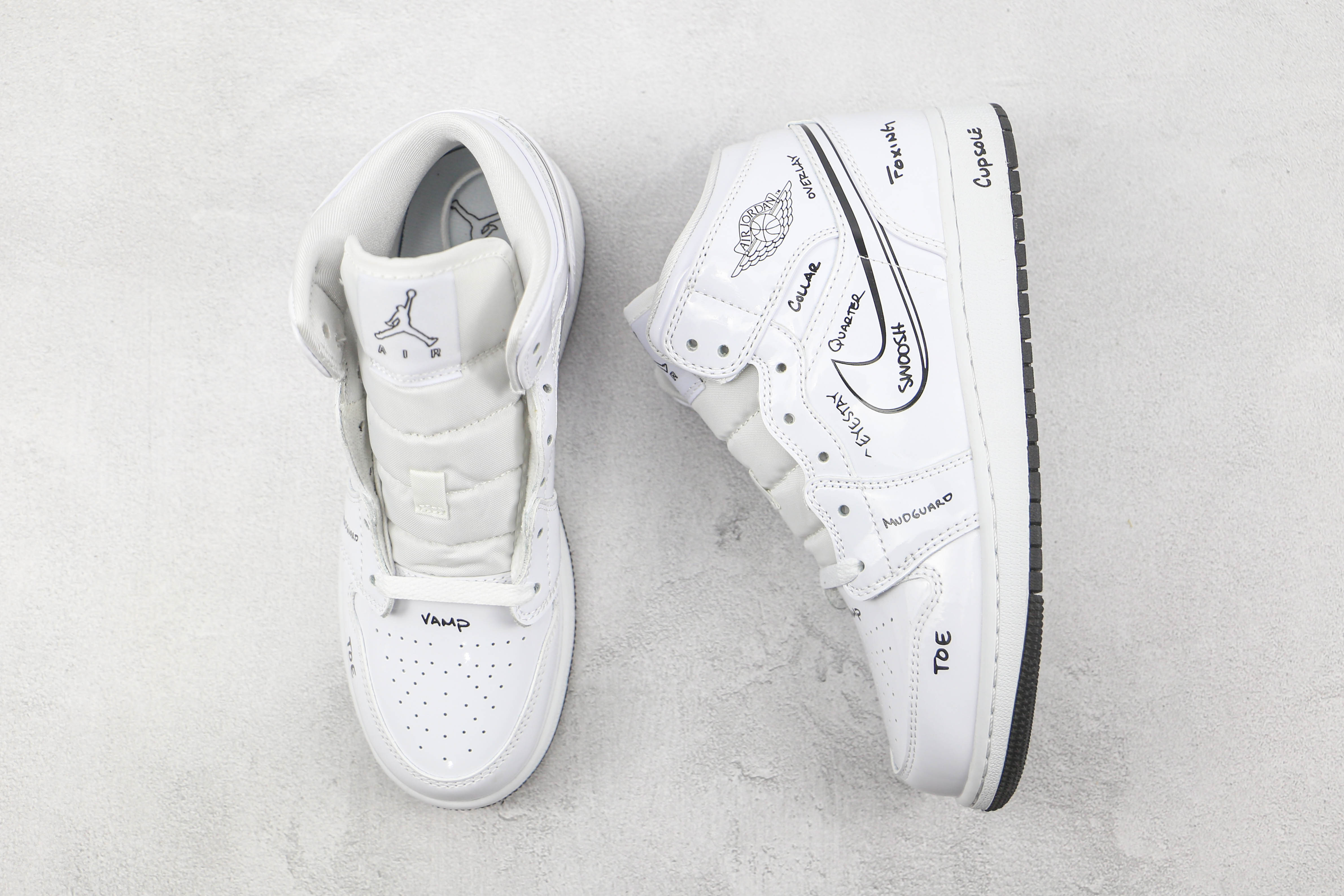 Air Jordan 1 Graffiti White