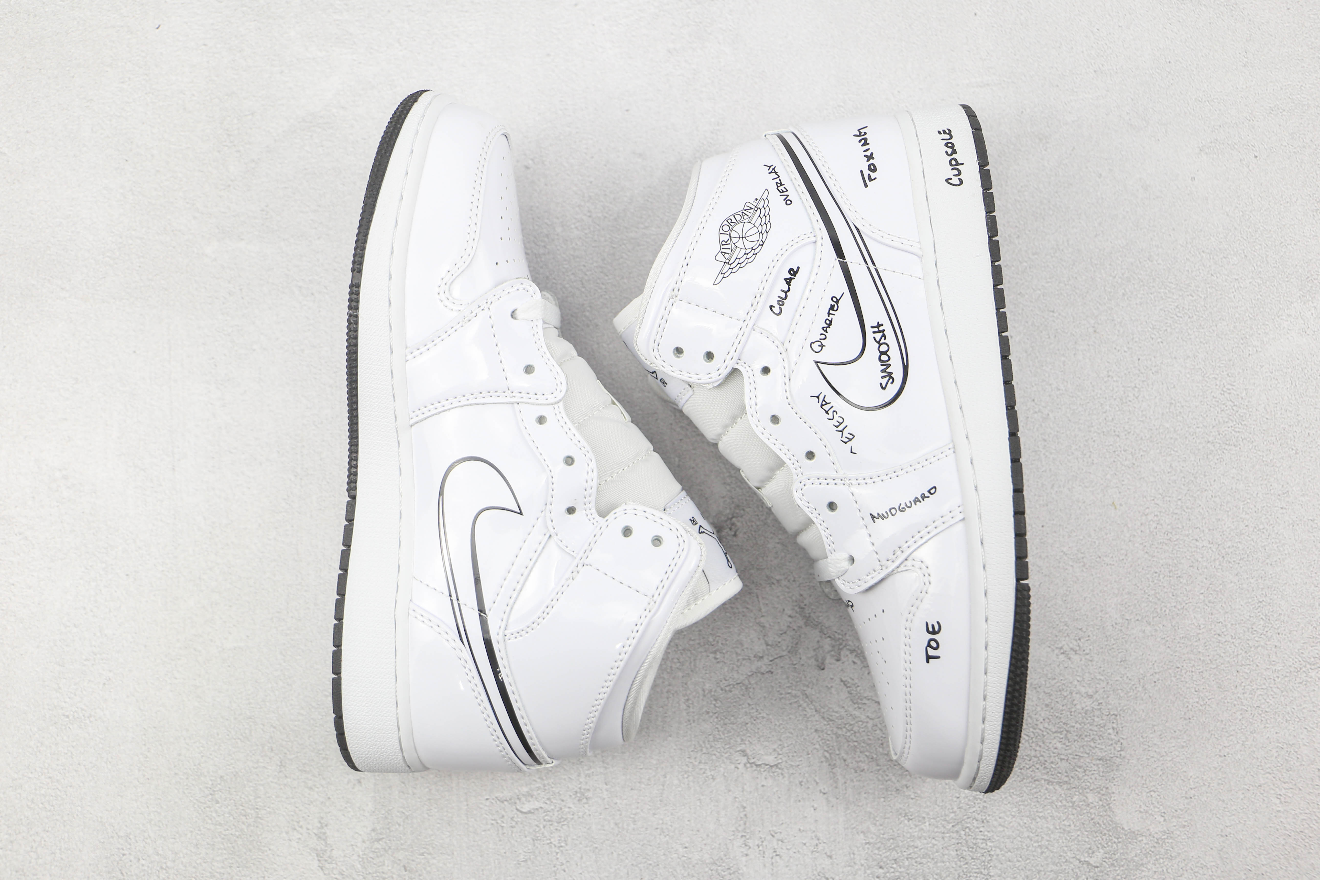 Air Jordan 1 Graffiti White