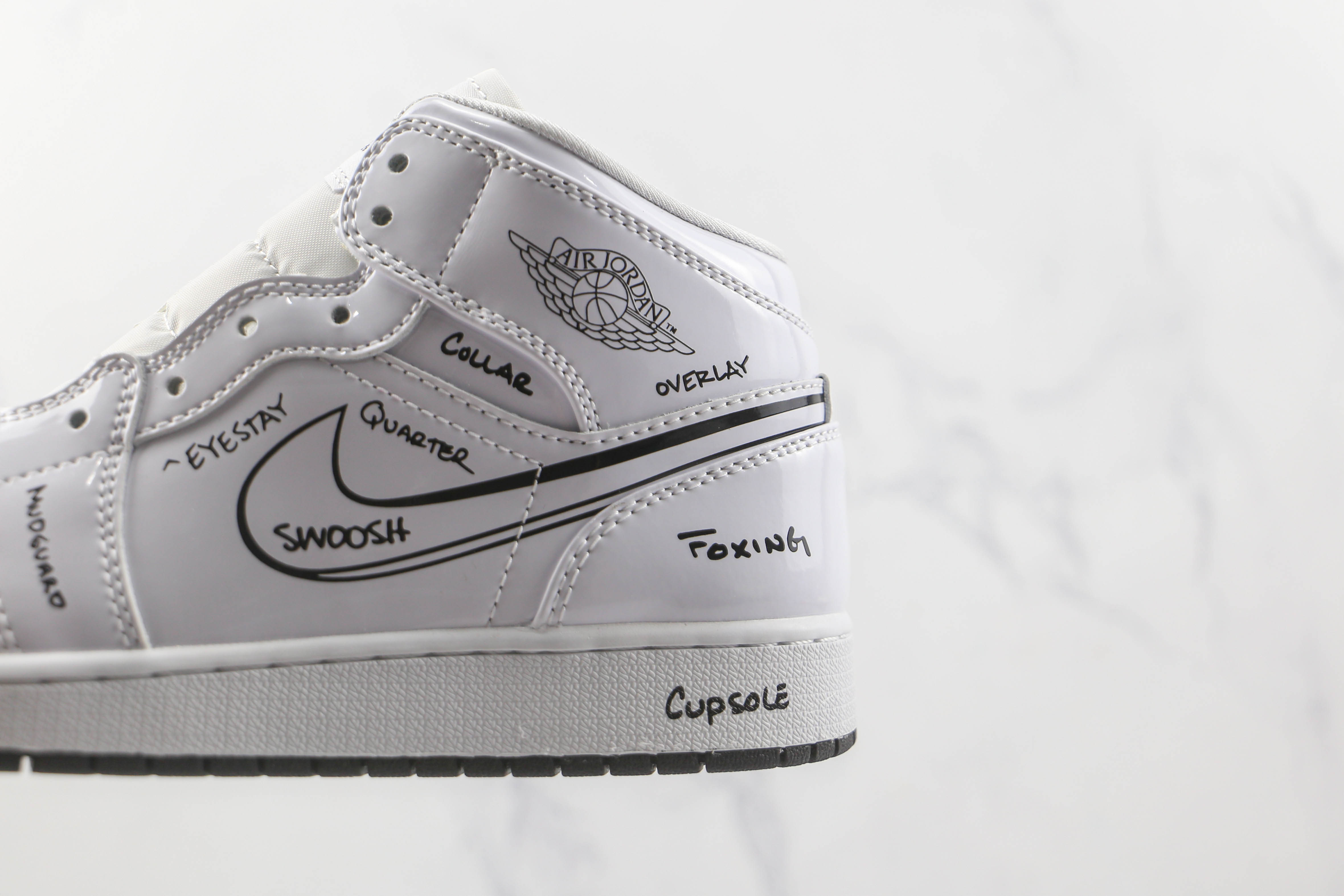 Air Jordan 1 Graffiti White