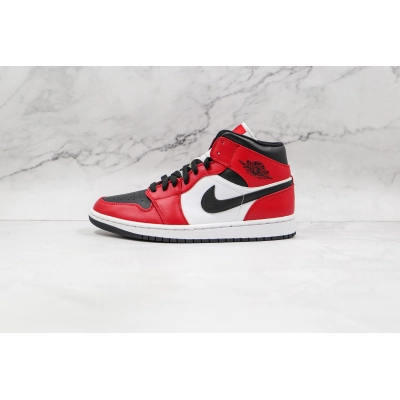 Air Jordan 1 Mid Chicago Black Toe 01