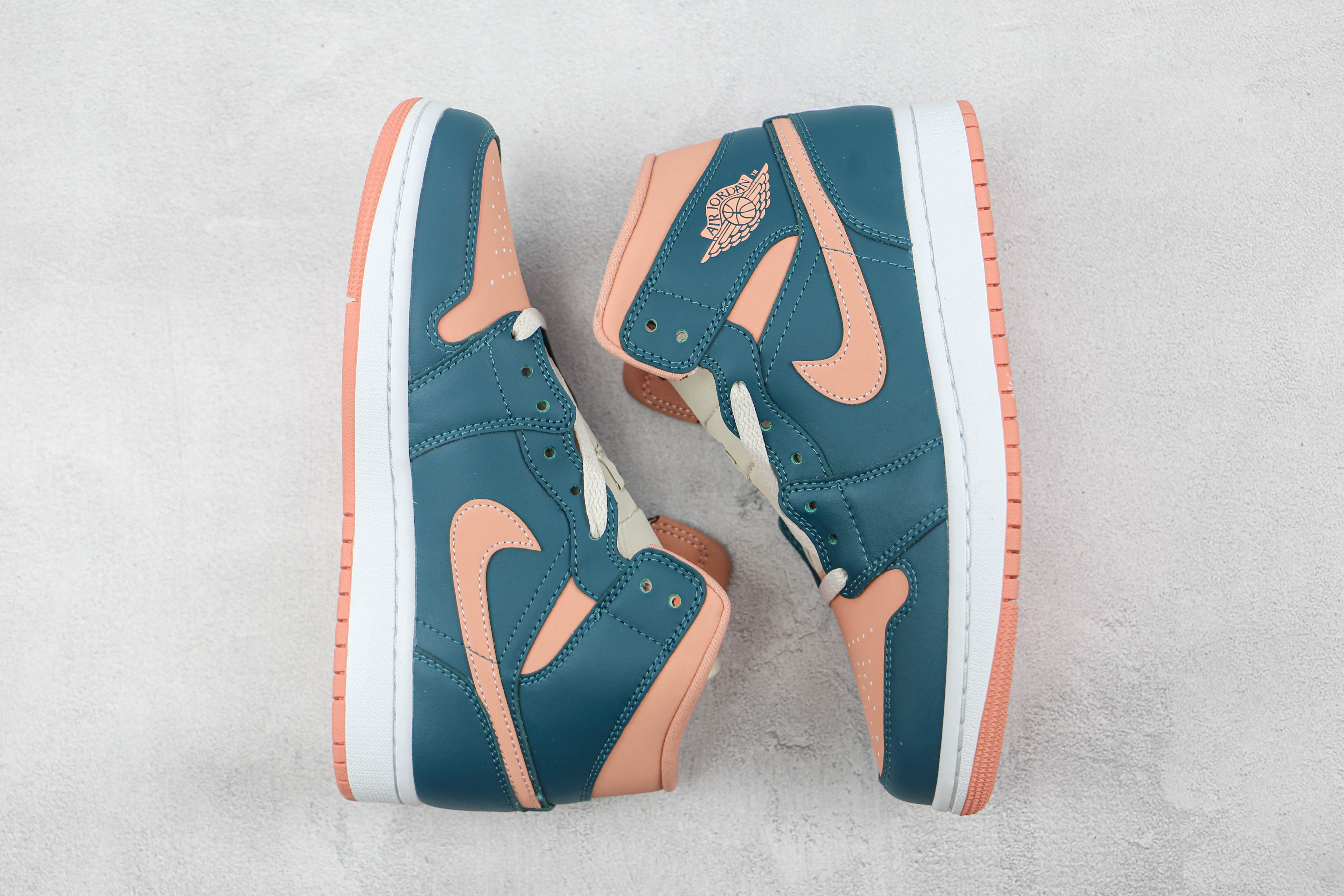 Air Jordan 1 Pink Green