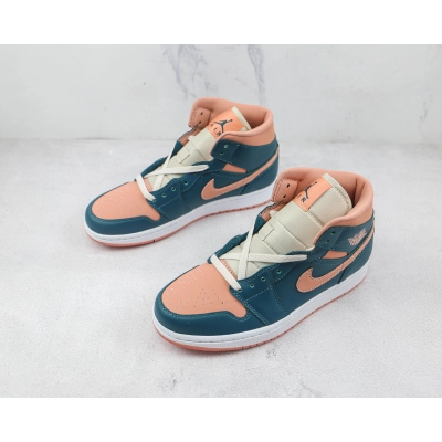 Air Jordan 1 Pink Green 02