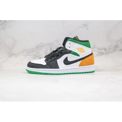 Air Jordan 1 White, orange and Green 01