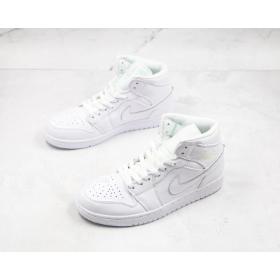Air Jordan 1 Mid White 02
