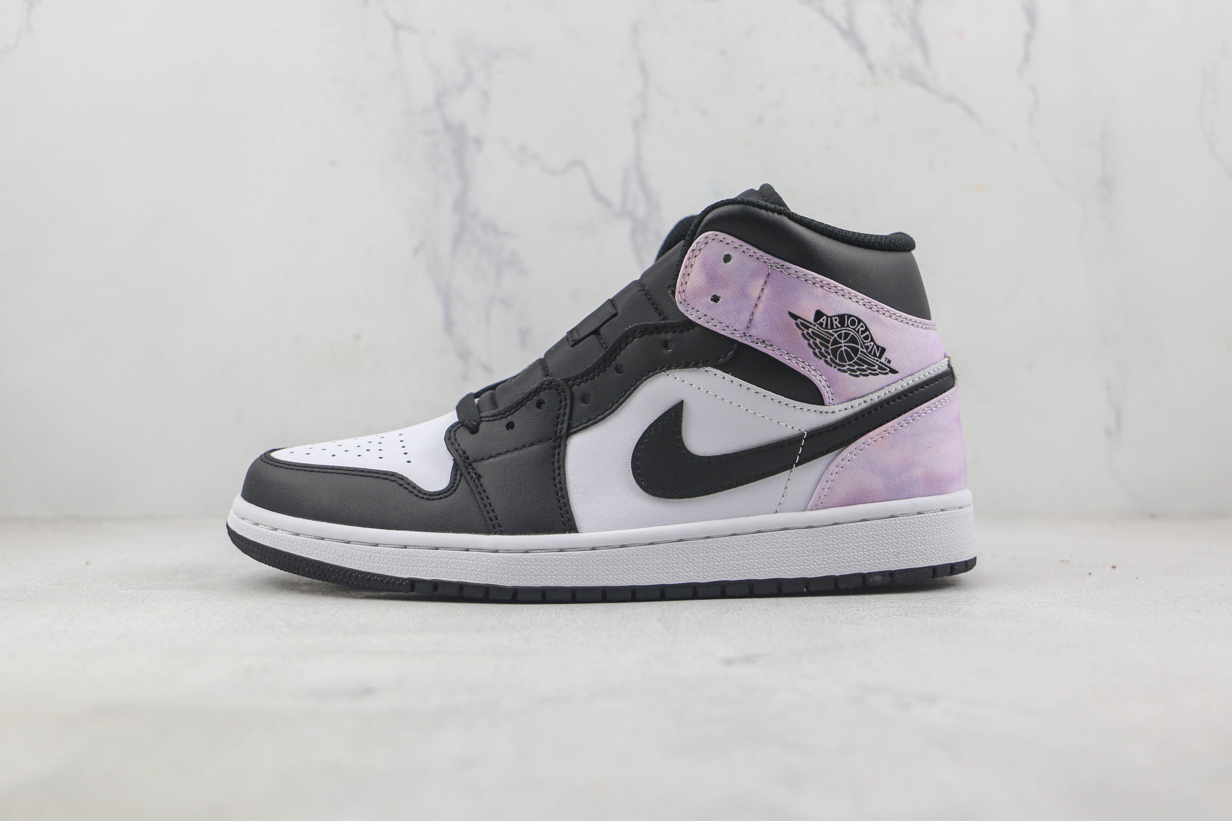 Air Jordan 1 Black White Purple