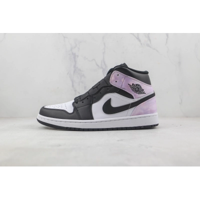 Air Jordan 1 Black White Purple 01