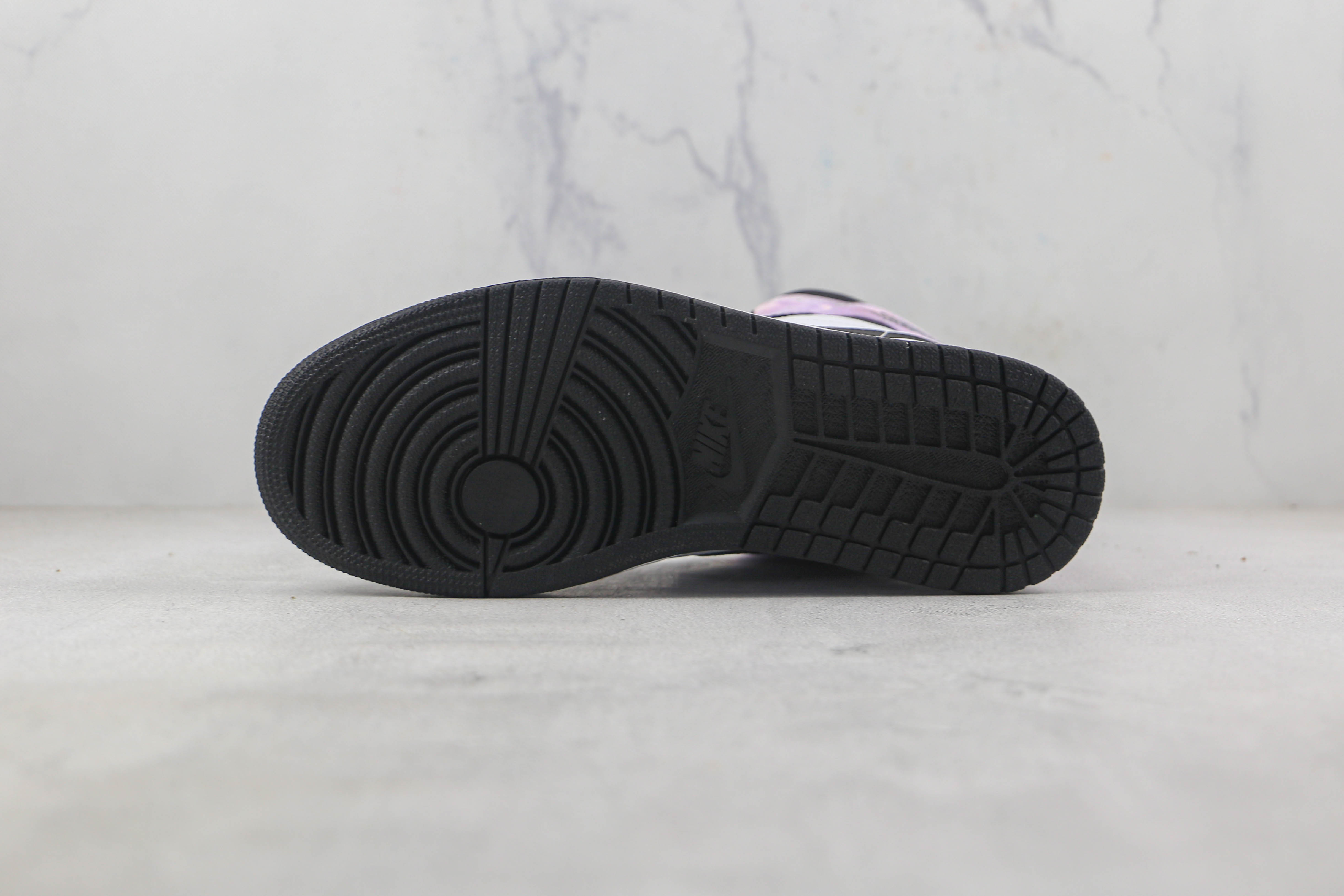 Air Jordan 1 Black White Purple