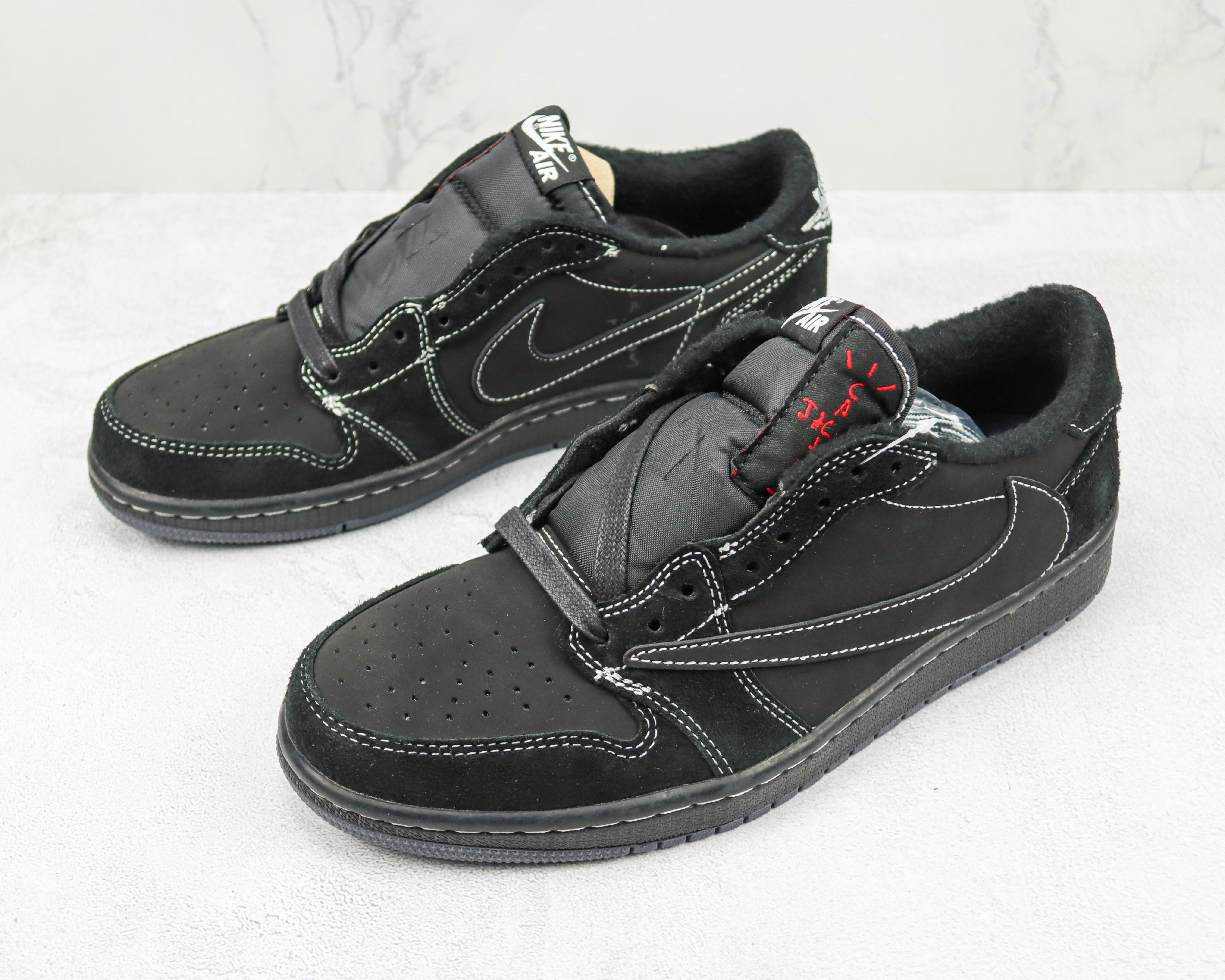 Travis Scott x Air Jordan 1 Low Black Phantom