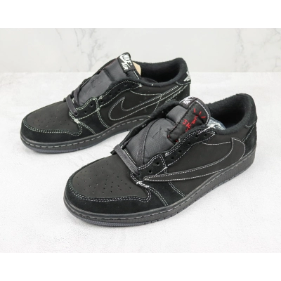 Travis Scott x Air Jordan 1 Low Black Phantom 02