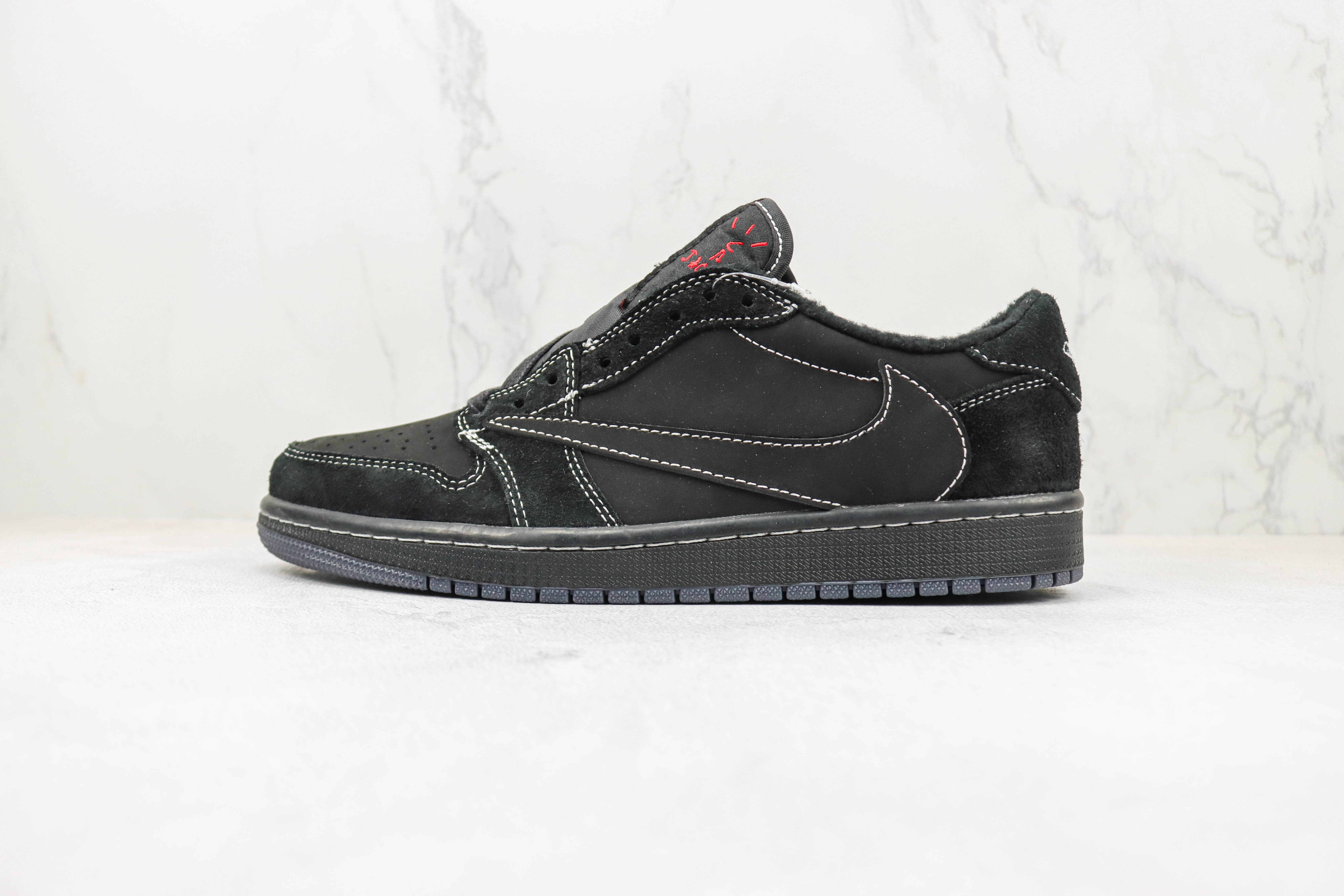 Travis Scott x Air Jordan 1 Low Black Phantom