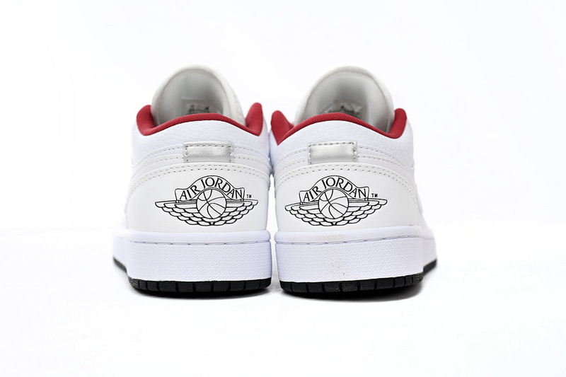 Air Jordan 1 Low All-white Red
