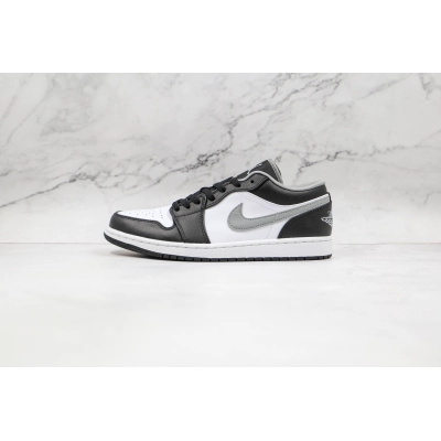 Air Jordan 1 Low Black Particle Grey 01